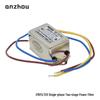AH2102 Series Single-Phase Two-Stage AC EMI Filter: Models AH2102-10-44, AH2102-3-44, AH2102-6-44