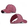 Sun Hat Girls Ponytail Baseball Cap Vintage Female Cotton Sports Hat Outdoor Fishing Hunting Snapback Hats Trucker