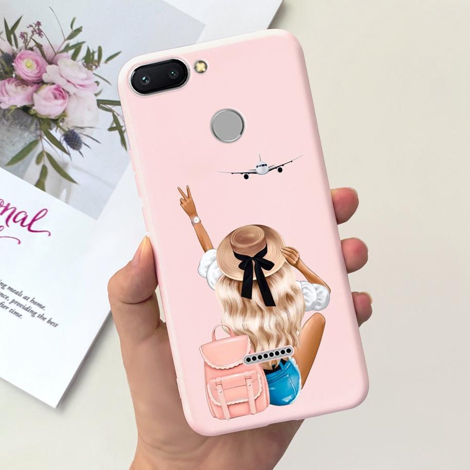 For Xiaomi Redmi 6 Case Redmi 6A Cover Cute Dinosaur Duck Cat Shockproof Bumper For Xiomi Redmi 6 6A Fundas Redmi6 Redmi6A Coque