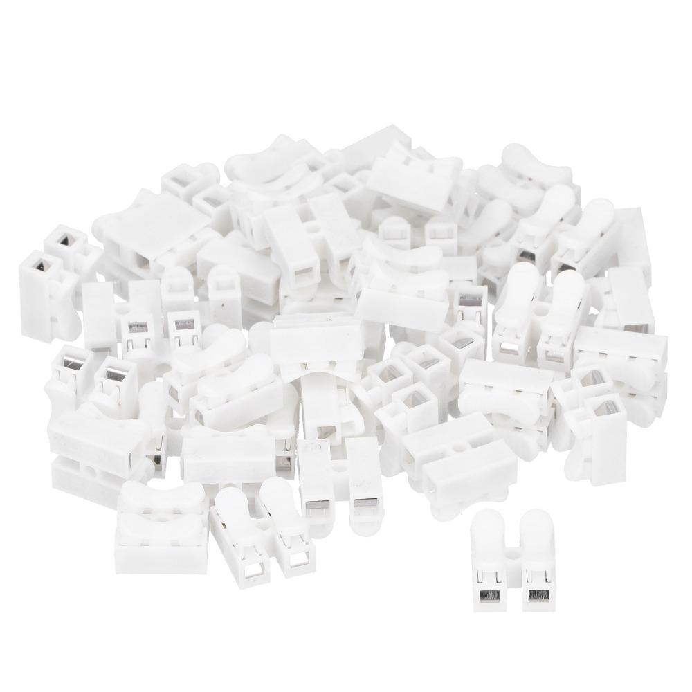 200PCS 10A Press Terminal Connectors 250V Quick Connector Cable Clamp For Automotive