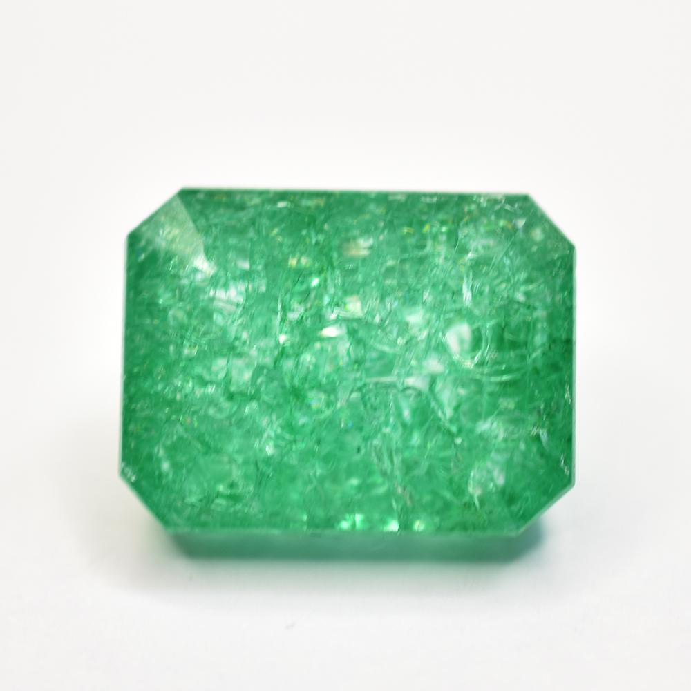 Natural Green Emerald Loose Gemstone 17x13 mm 29.25 ct Emerald Cut for Jewelry Making and Crafts