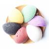 6 Colors Natural Konjac Konnyaku Facial Puff Face Exfoliator Cleansing Sponge Puff Facial Cleanser