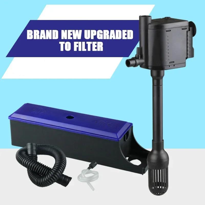 Фильтр для аквариума 220-240 В 12 Вт Верхний фильтр Капельница Аквариумная коробка Бесшумный циркуляционный насос Внешний капельный фильтр Коробка для аквариума