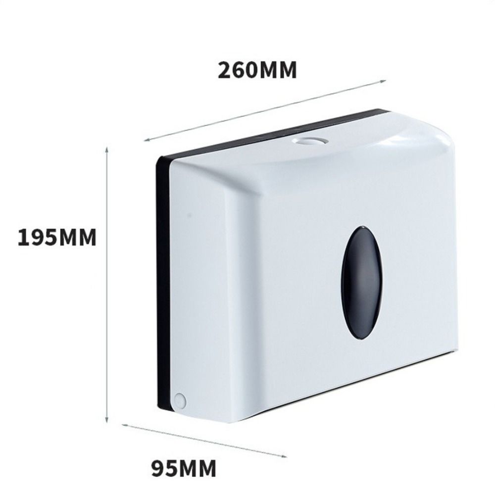 Wall-mounted Toilet Paper Box ABS Paper Towel Storage Tissue Dispenser Commercial Toilet