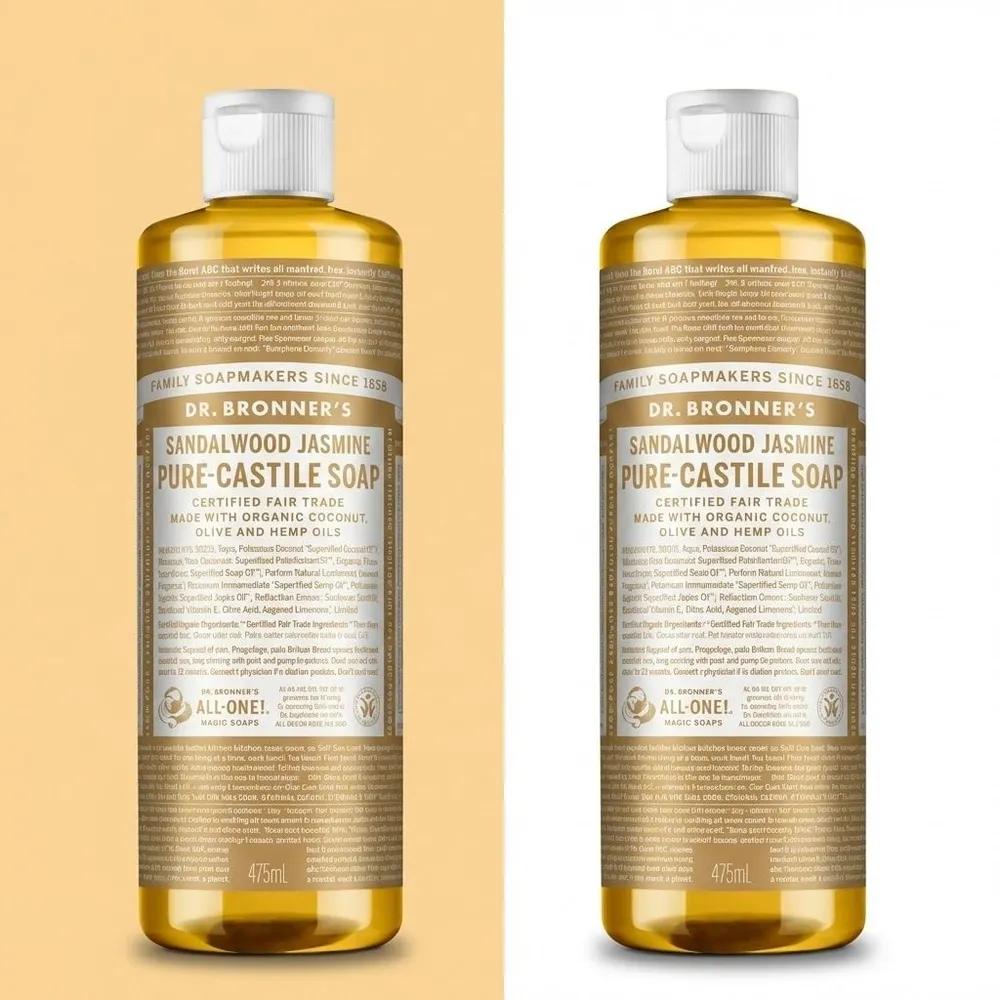 Dr. Bronner's Sandalwood Jasmine Pure Castile Soap Body Wash 475ml (2 bottles)