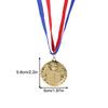 1Pc 5Cm Gold Silver Bronze Metal Award Medals Winner Medals With Neck Ribbon Competition Medals Students Rewards Sports Medals