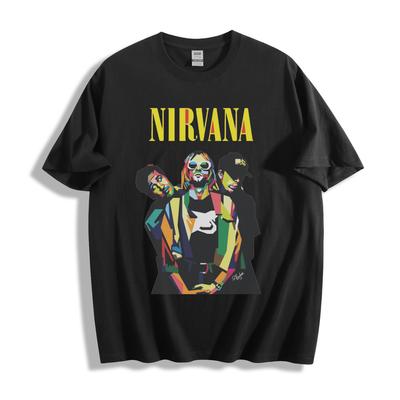 Футболка группы Nirvana - Яркий поп-арт дизайн трио, Унисекс