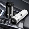 Car Smart Thermos Bottle With Temperature Display Coffee Cup For BMW Cooper F54 F55 F56 R56 R60 SONE Roadster Clubman Coupe