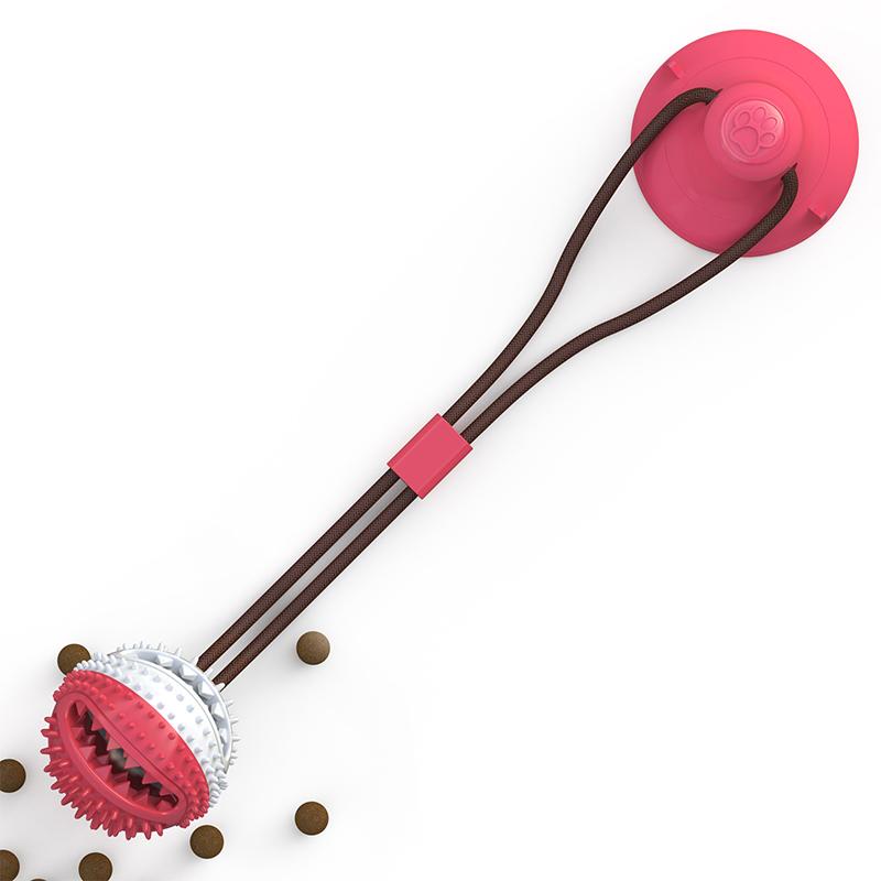 Большие игрушки для собак, мячи, силиконовые присоски, веревки, интерактивные, протекающие, медленные, кормушки, жевательные игрушки, прорезывание зубов, чистые, товары для больших домашних животных