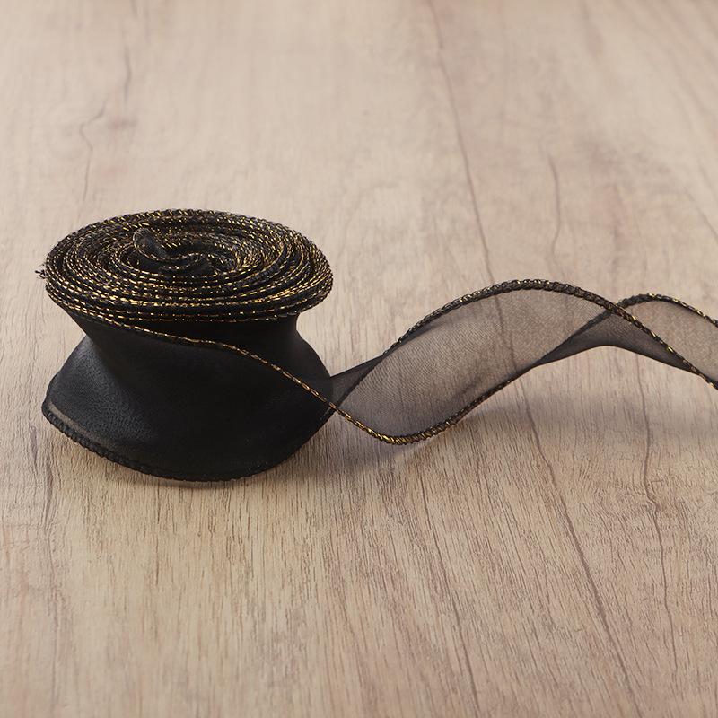 10 ярдов/рулон шифоновая шелковая лента органза атлас для самостоятельного изготовления подарочной упаковки украшения свадебные букеты венки швейные принадлежности