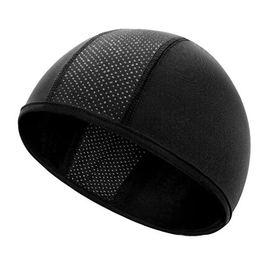 Helmet Liner Hat Sweat Wicking Breathable Mesh Quick Drying Beanie Outdoor Cycling Running Motorcycle Men Under-Helmet Skull Hat