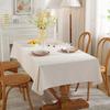 Solid Color Cotton Linen Tablecloth - Modern Conference, Dining, or Coffee Table Cover
