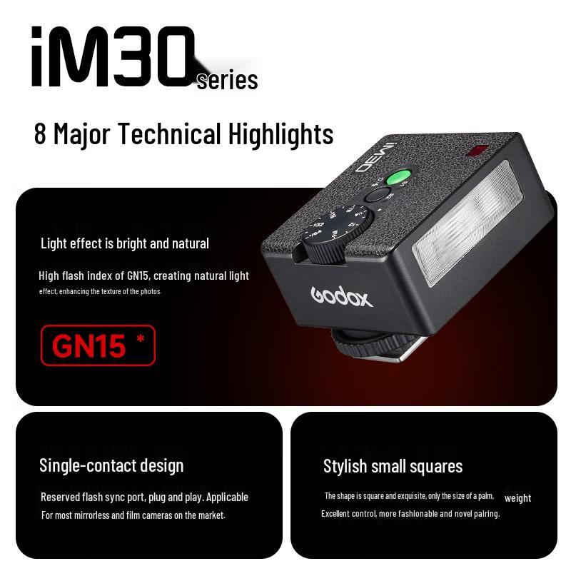 Godox iM30 Mini On-Camera Flash