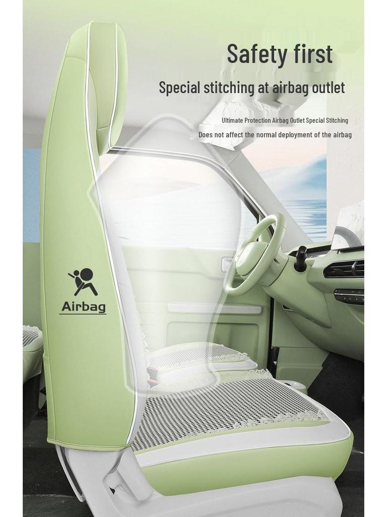 Breathable Seat Covers for 2020-2022 Wuling Hongguang Miniev