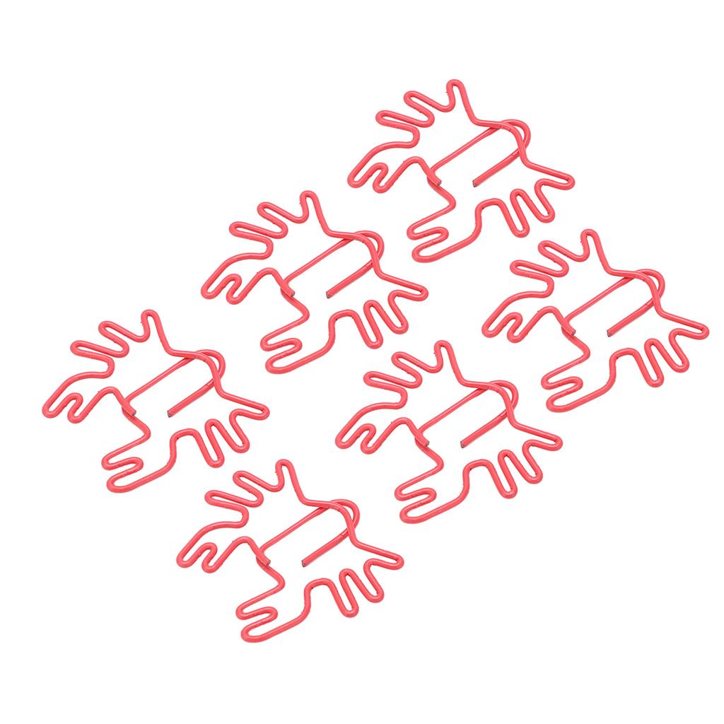 100 шт. детские скрепки в стиле краба, металлические, изысканные, цветные, широкое применение, милые скрепки для офиса