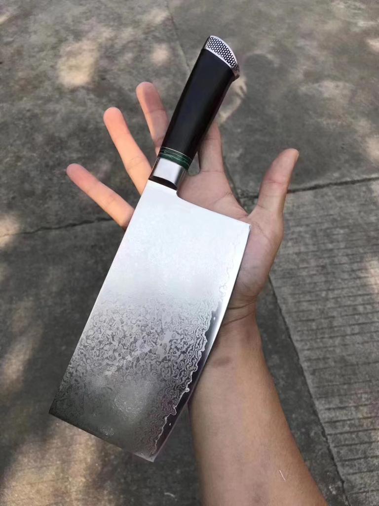 7 Inch Chopper Knife 103 Layers Damascus VG10 Steel Blade Chefs Cleaver Hatchet Slicing Kitchen Knives Bone Meat Poultry Tools