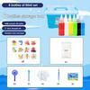 1 Set Water Mold Toys Interesting Parent-child Interaction Hands-on Ability Entertainment Sodium Alginate Magical Animal Mold Toy Kit for Home
