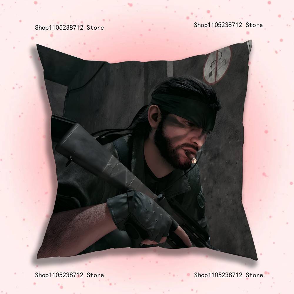 M-Metal Gear Solid Рейден Наволочка Плюшевая Ткань Мягкая Наволочка Двусторонний Принт Подушка для Дивана Плед