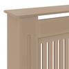 Radiator Cover Set 2 pcs Sonoma Oak Finish 205 x 20.5 x 81.5 cm