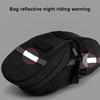 Водонепроницаемая сумка для велосипедного сиденья, большая вместительная застежка-молния, быстросъемная подседельная стойка, седло, набор для хранения инструментов со светоотражающей полосой