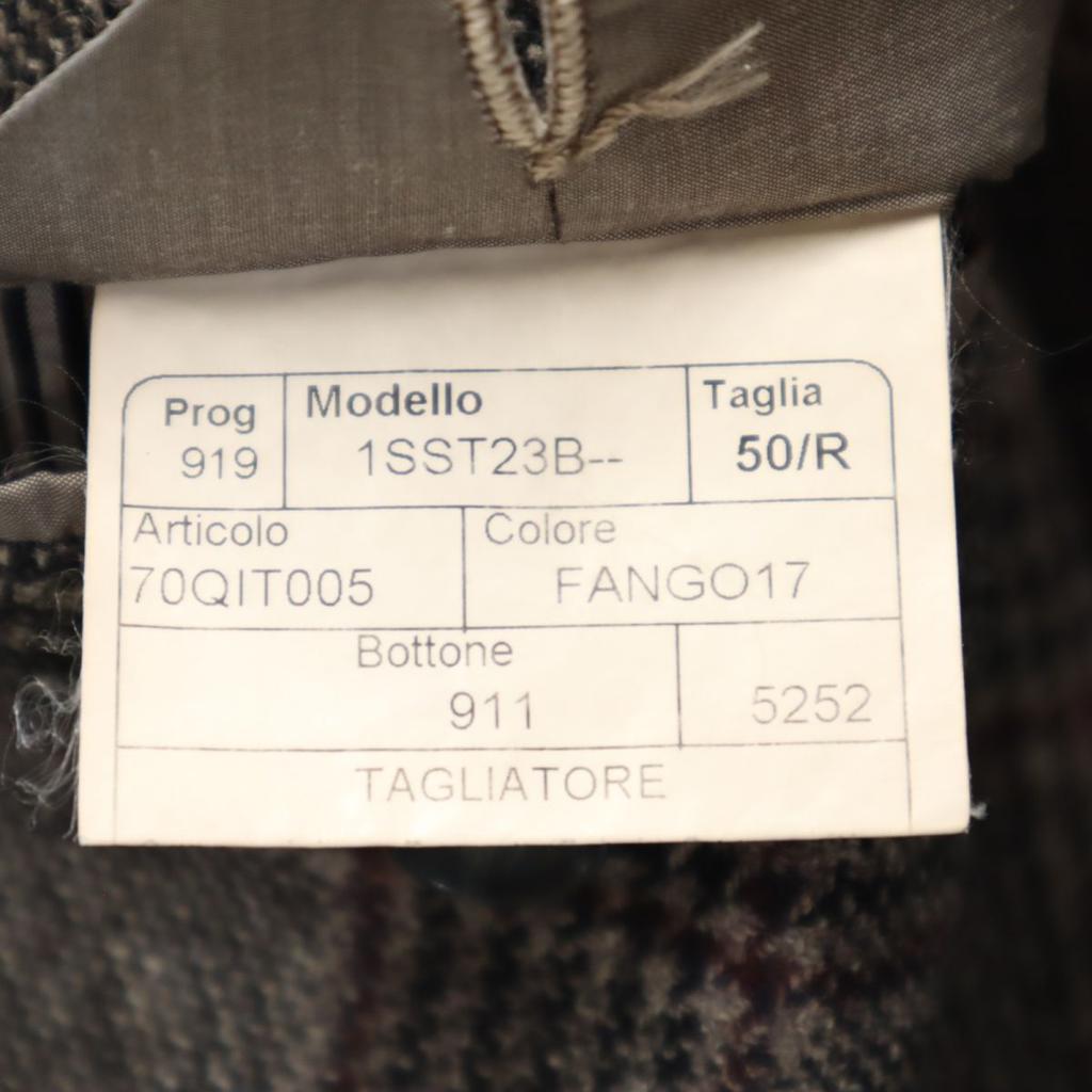 TAGLIATORE сделано в Италии Твидовый пиджак в клетку 50 Серый Мужской Б/У