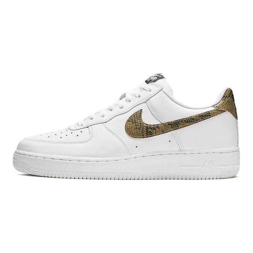 Nike Кеды низкие ретро PRM QS с принтом змеиной кожи Унисекс Белые кроссовки AO1635-100-2024