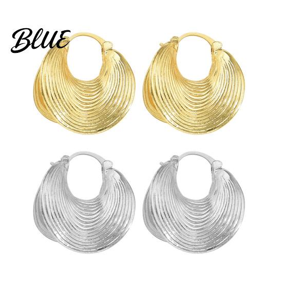 Earrings 1 Pair Women Face Brightening Mini Reflector Design Dual