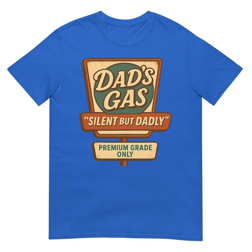 Silent But Dadly Funny Fathers Day Fart Dad Farting Vintage TShirt