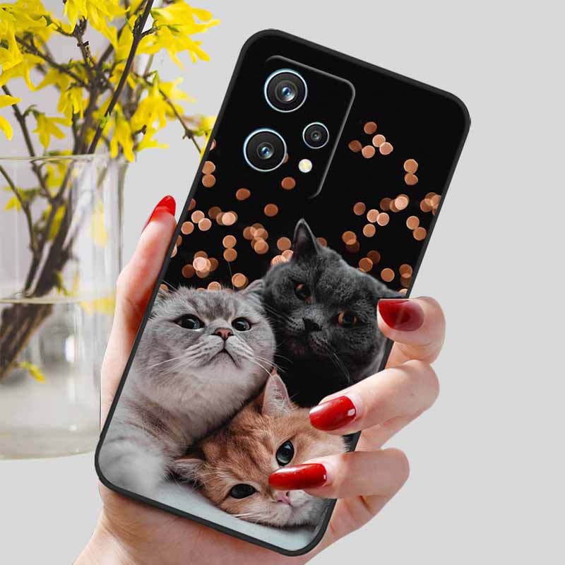 Lovely Beautiful Phone Cases For Realme 9 5G Case Silicone TPU Soft Bumper for Realme 9 Pro+ Plus 5G Realme9 9Pro Protect Capa