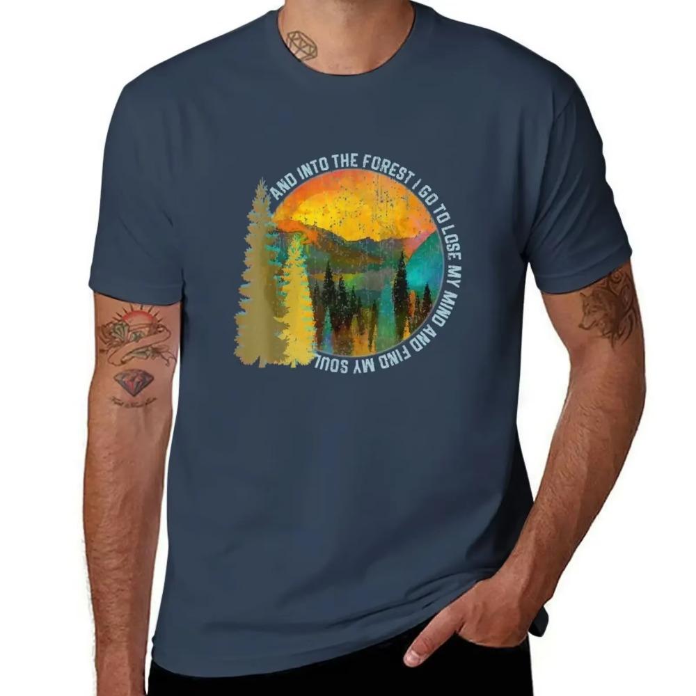 And Into the Forest I Go To Lose My Mind and Find My Soul John Muir T-Shirt Heavyweights New Edition Men's T-shirt