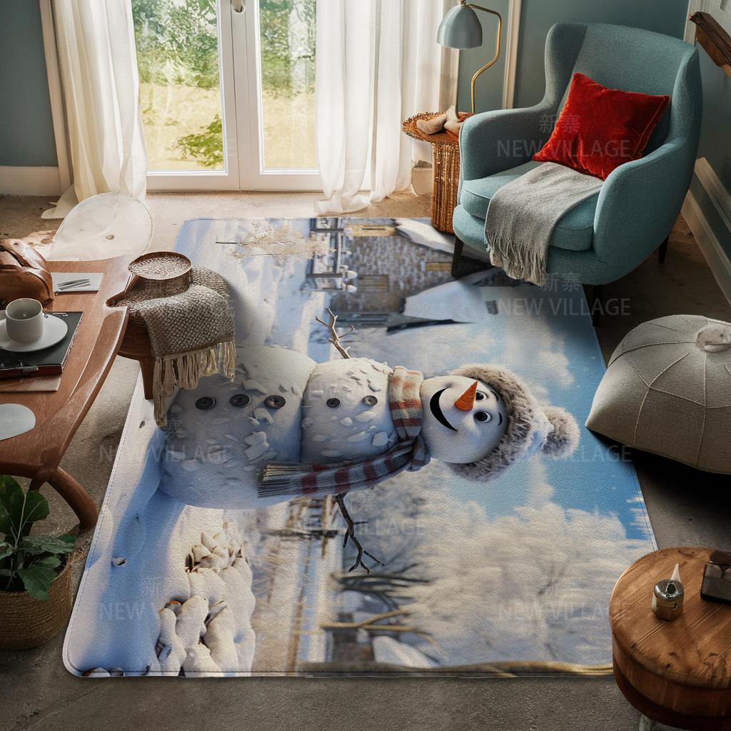 Ковер у входа в дом Домашний коврик у двери Гостиная Ванная Комната Ноги ванная комната Нескользящие коврики с водопоглощением для ванной Счастливого Рождества зима