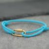 Fashion Men String Bracelet Gold Color Stainless Steel Mountaineering Buckle Outdoor Rescue Cord Chain Braslet Pulseria Hombre