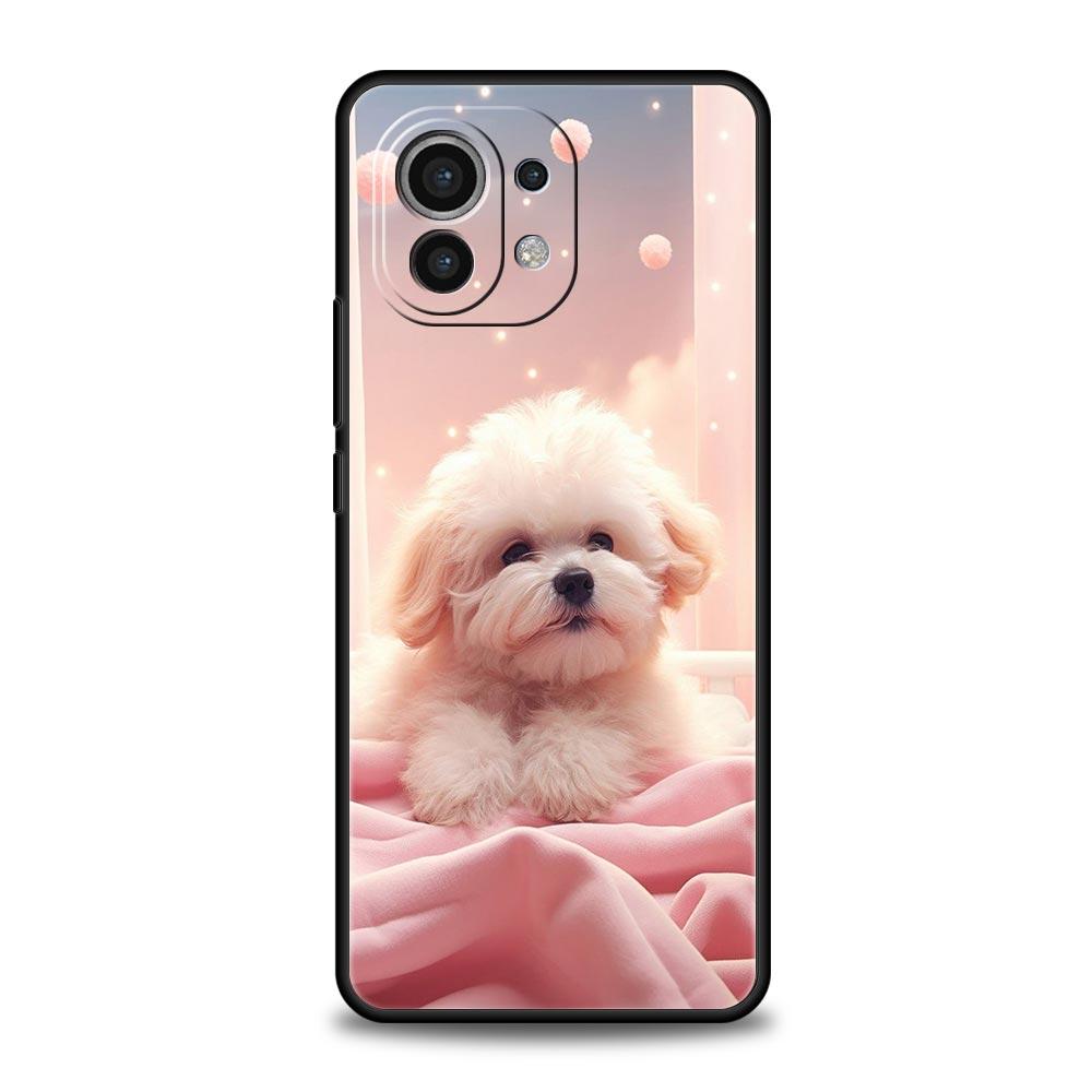 Cute Little Dog Phone Case Cover for Xiaomi Mi 17 15 14 13 12 11 Ultra 15T 14T 13T 12T 11T Pro Lite 5G Soft TPU Shell Fundas Bag