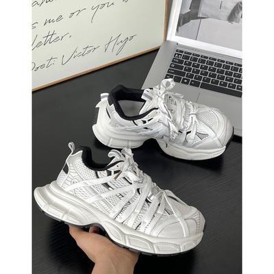 Новинки горячие летом, новые сетчатые ремешки на толстой подошве, папины кроссовки, универсальные кроссовки 5453