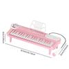Multifunctional 37 Keys Electronic Keyboard Instrument with Microphone Birthday Gift for Kids Ages