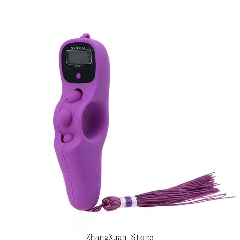 Muslim Prayer Bead Decompression Toy with Beads Rotating Digital Counter 3XUF