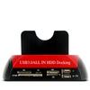 Высокоскоростной USB 3.0 Корпус из ABS+PC Модель 575U3 Док-станция для жесткого диска 2,5/3,5 дюйма IDE+SATA Считыватель карт Многофункциональный портативный корпус