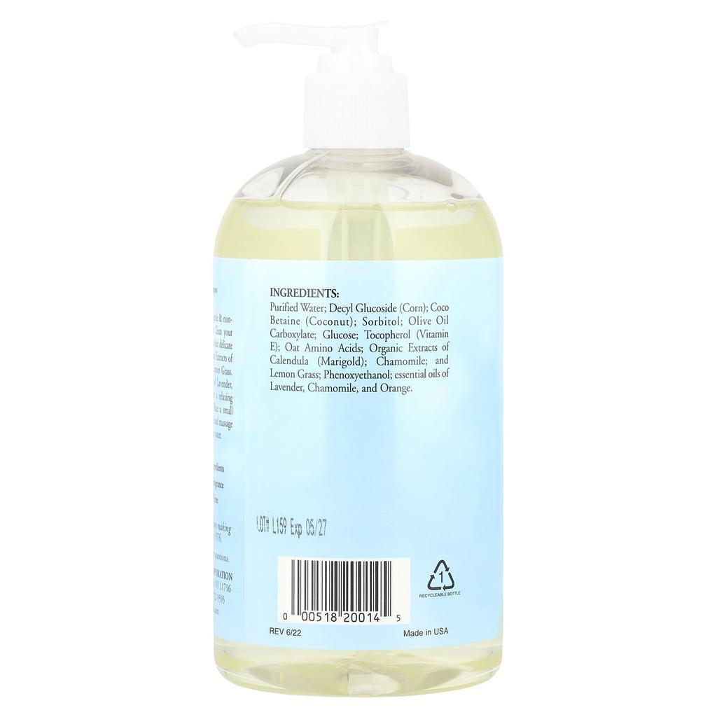 Baby Oh Baby, Herbal Shampoo, Fragrance Free, 16 Fl Oz