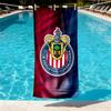 Club Deportivo Guadalajara Print Beach Towel Design, Soft, Lightweight. for Home Bathroom, Spa, Pool, Yoga, Surfing, Camping, Gift for Family, Friend