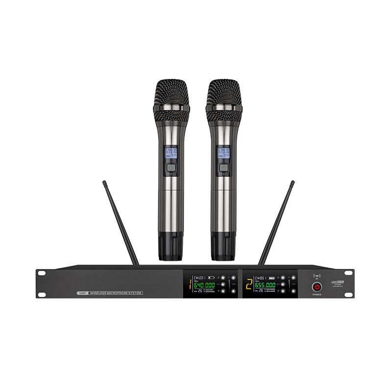 DAIPU Беспроводная профессиональная система микрофонов для конференций UHF (Китайская версия)