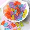 Подвеска с подвесками в виде медведя из смолы DIY