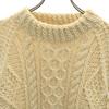 Blarney Woollen Mills 90-е Сделано в Ирландии Старый Рыбацкий свитер с длинным рукавом Женский Б/у