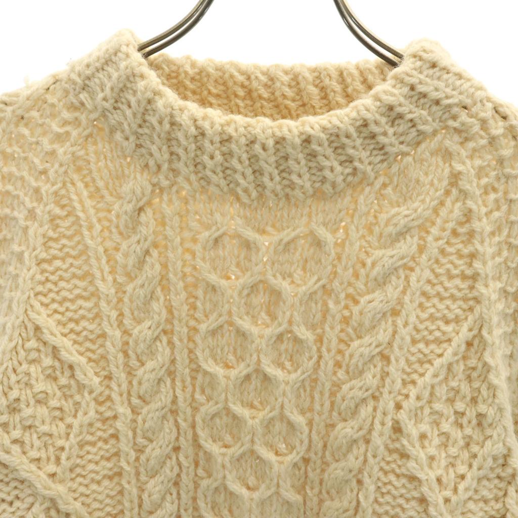 Blarney Woollen Mills 90-е Сделано в Ирландии Старый Рыбацкий свитер с длинным рукавом Женский Б/у