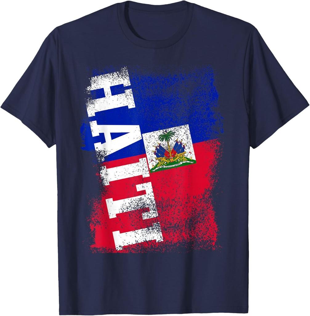 Haiti Haitian Flag Caribbean Souvenir T-Shirt