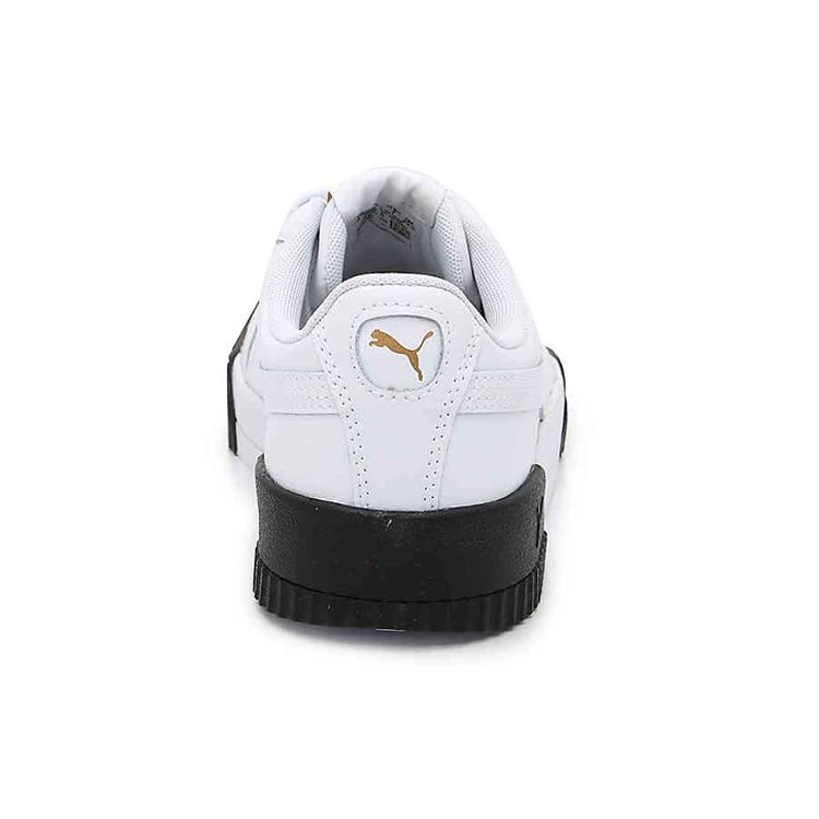 Puma Carina Leather White Black Women Sneakers 370325-15