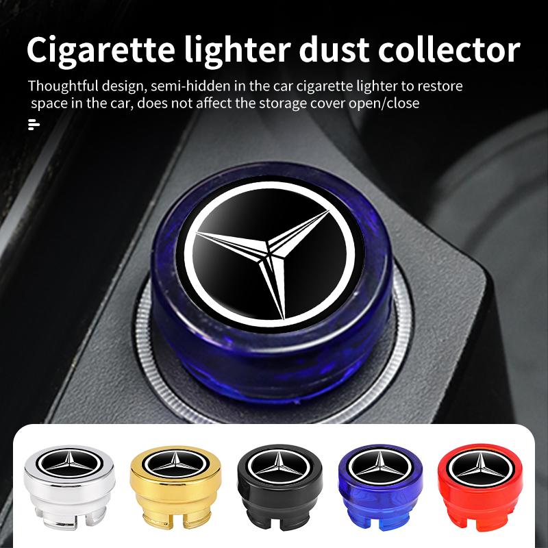 BENZ Car Cigarette Lighter Cover Dustproof Plug Decoration Cap For Mercedes Benz W211 W124 W176 W177 C180 C200 C260 C300 GLC CLE CLA DV1
