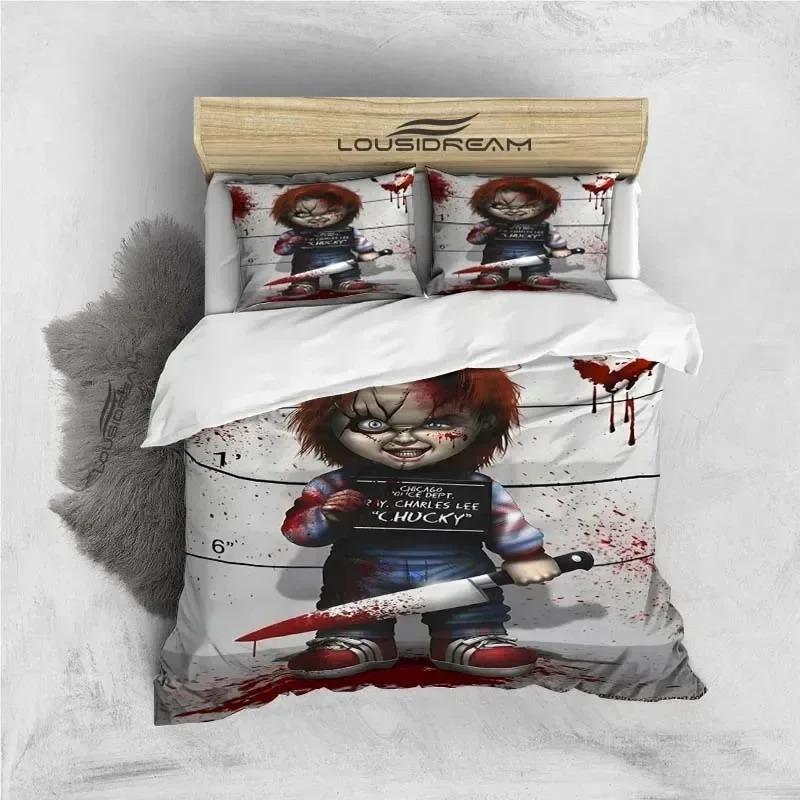 Comforter 3D Print Horror Moive Halloween Bedding Set Bedroom Soft Modern S Comefortable And