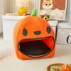 Halloween Pumpkin Pet House Semi-Enclosed Pet House