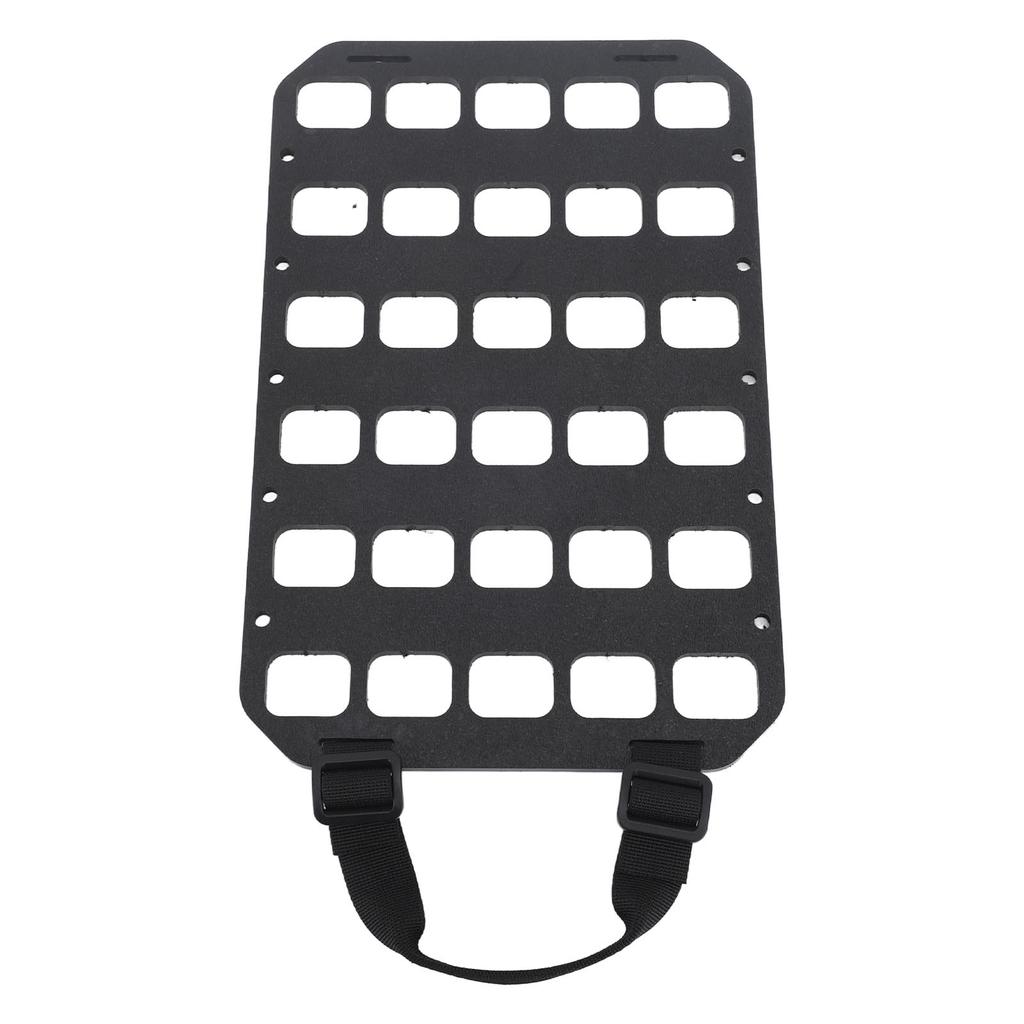 Molle Panel Black with Handle PP Fixed Holes Design Molle Organizer Panel for Wall Box Backpack