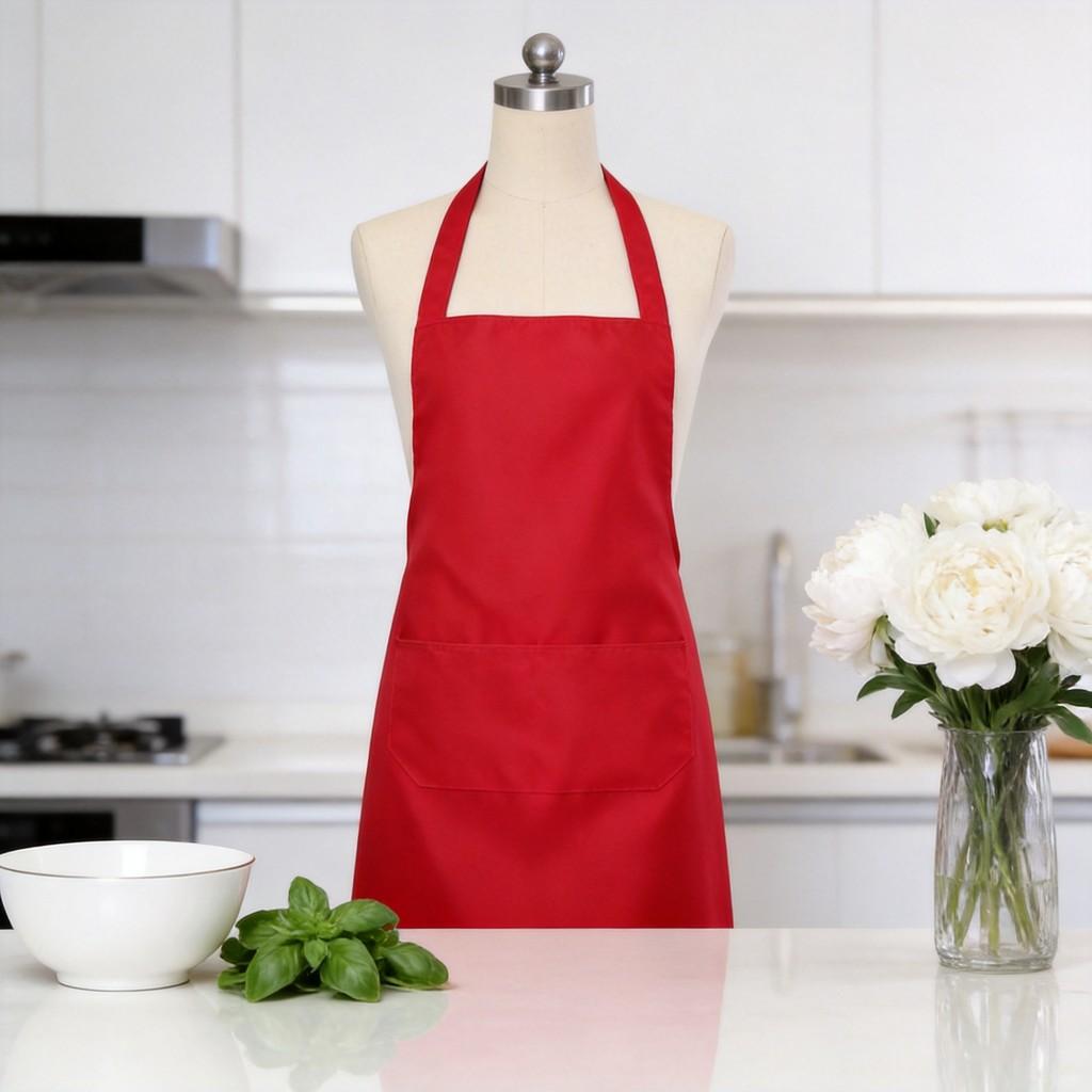 Polyester Sleeveless Apron With Kitchen And Hotel Staff